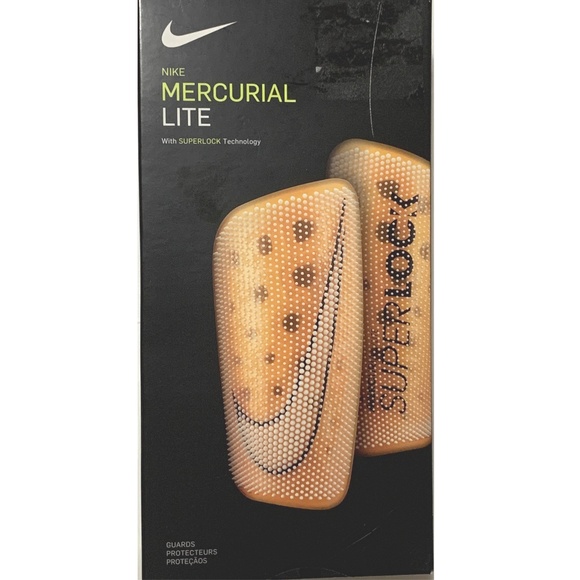 Nike Mercurial Lite Superlock Soccer Shin Guard S